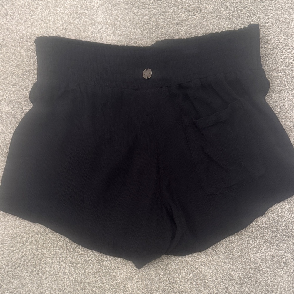 Prana Women's High Waist Black Shorts